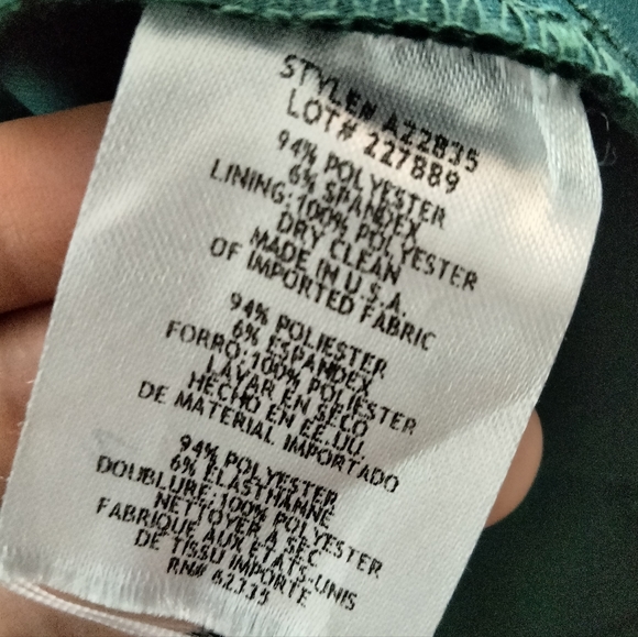 Betsy & Adam Solid Off Shoulder Bow Back Gown Dress - Picture 11 of 12